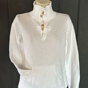 Nautical Toggle Villager sweater by Liz Claiborne, Sz Small